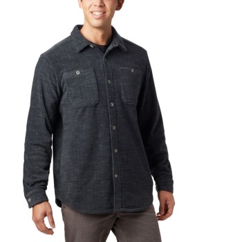 Columbia Flare Gun Fleece Over, Camisa Negros Para Hombre | 178502-VTL